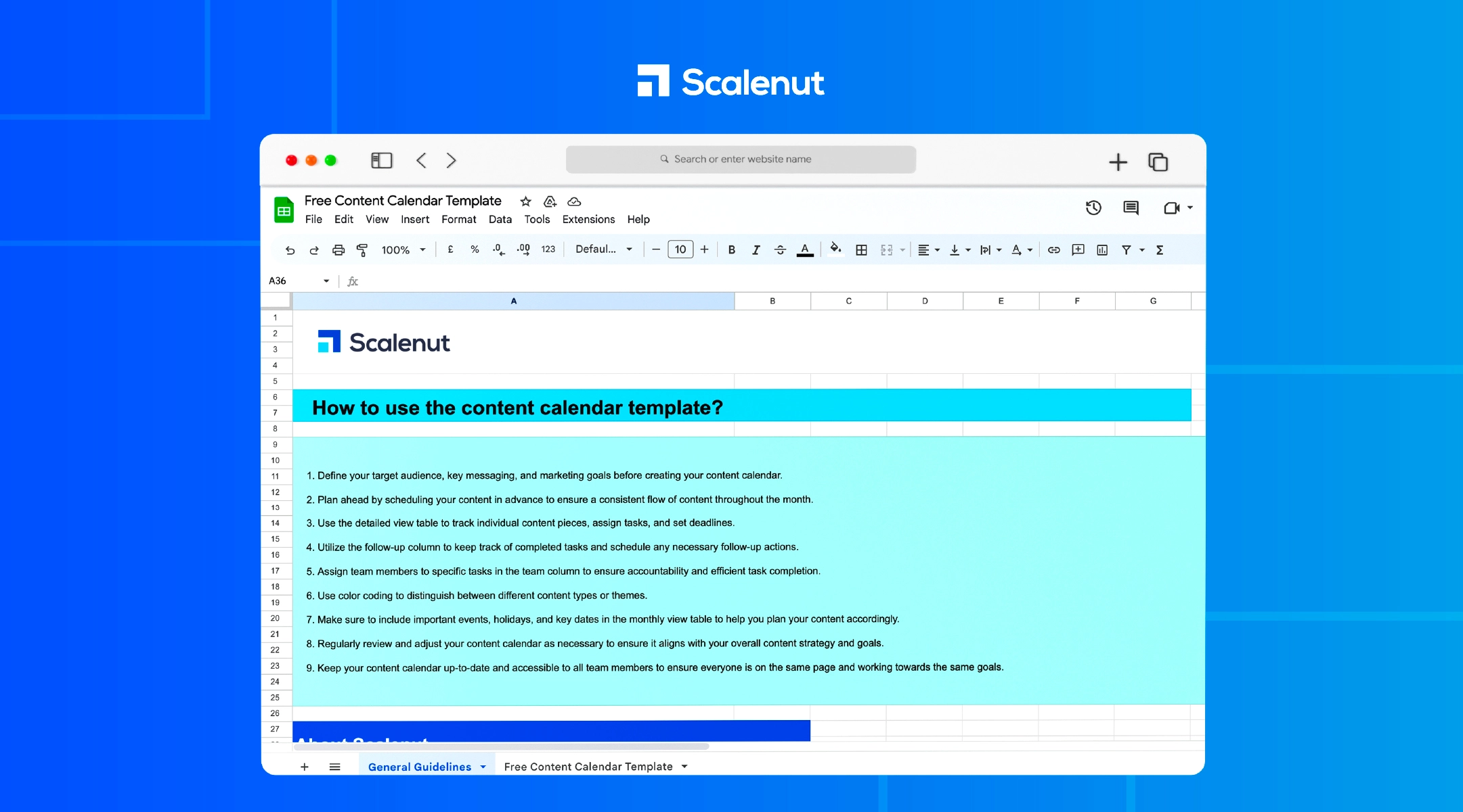 Plan Your Content with Our Free Content Calendar Template